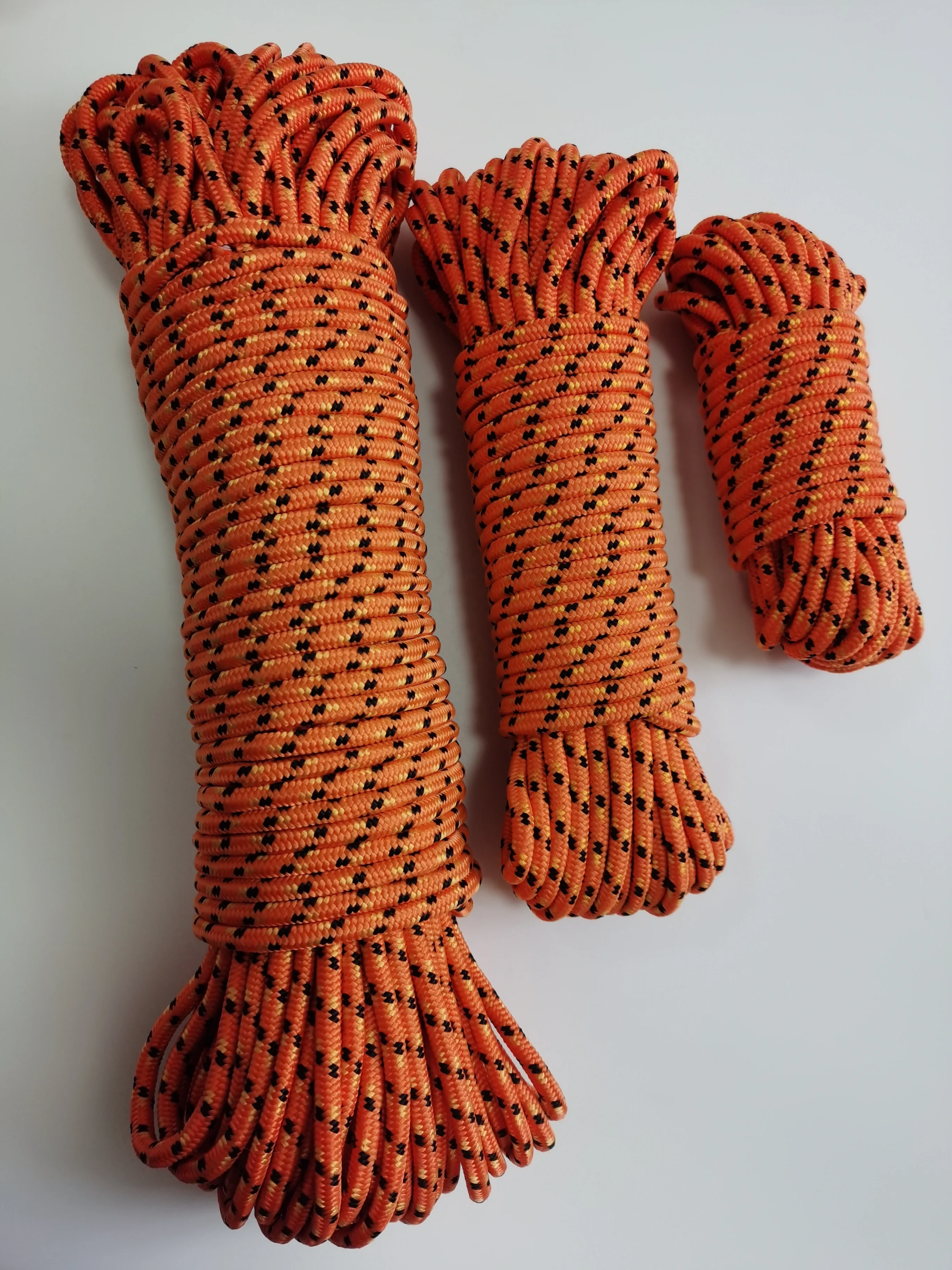 High Quality Customization 2mm x 500m Braided Polyester UHMWPE Core Camping Tent Rope