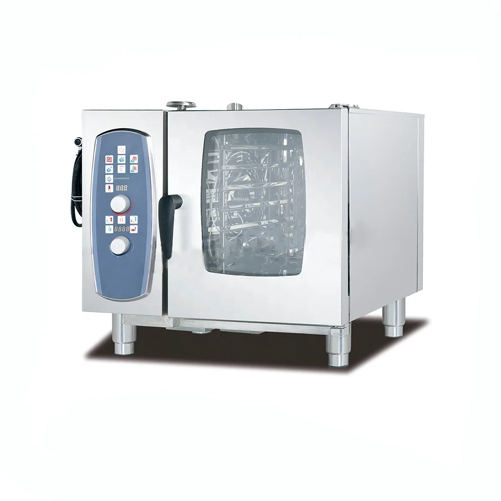 Caterwin electric baking ovens commercial 6 Layers automatic  universal convection Combi Steam Oven for sale