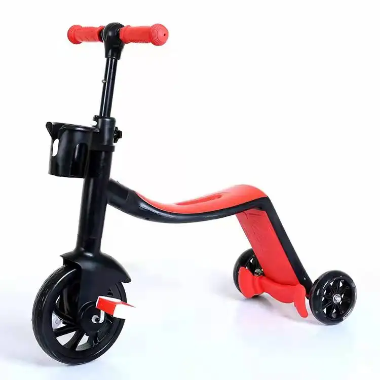 China factory hot sale cheap price kids scooter with seat / wholesale 3 wheels kid kick scooter as new balance bike style