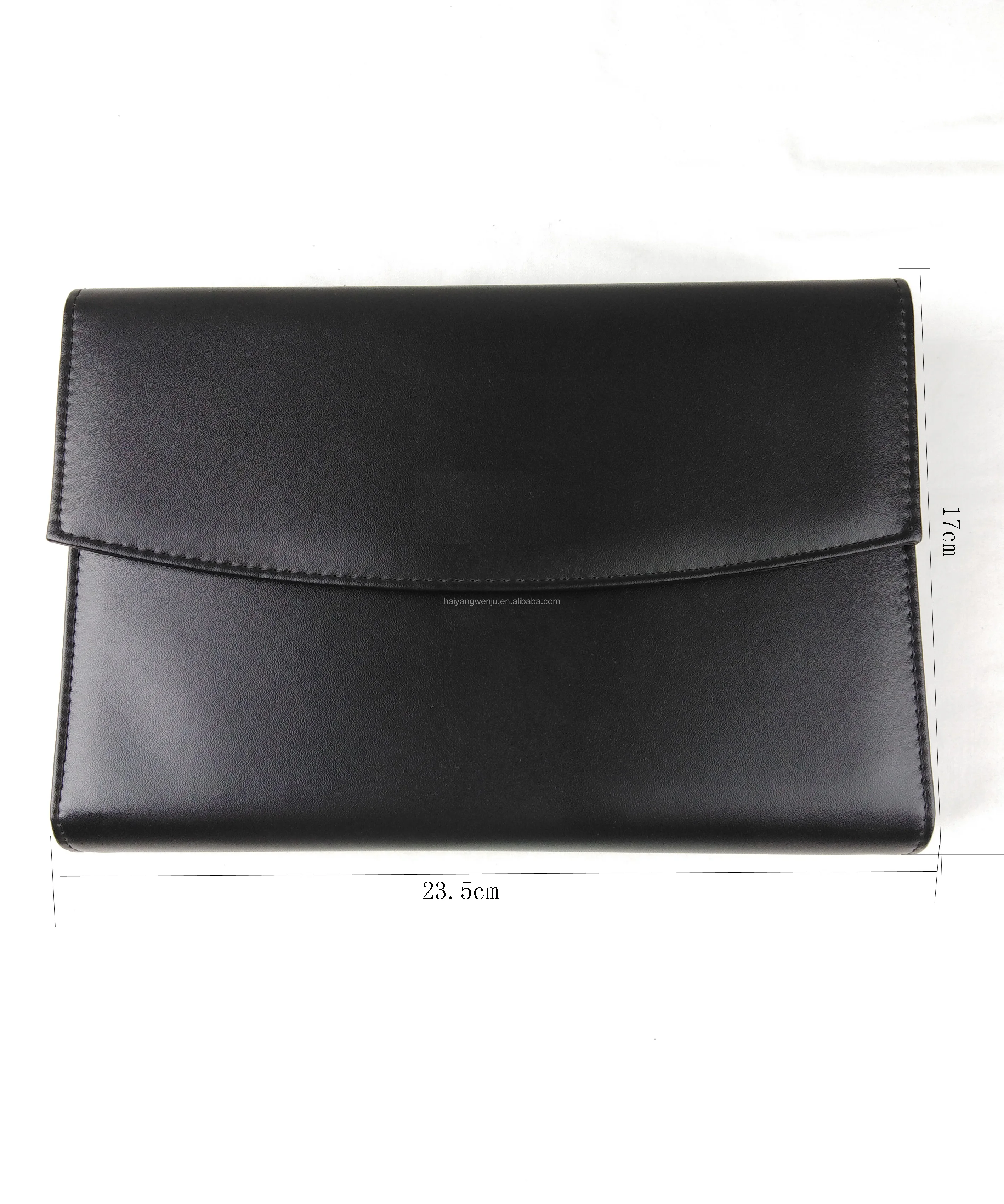 Car organizers Newly Branded Customized Car Bag Business Portfolio Car Leather Document Holder