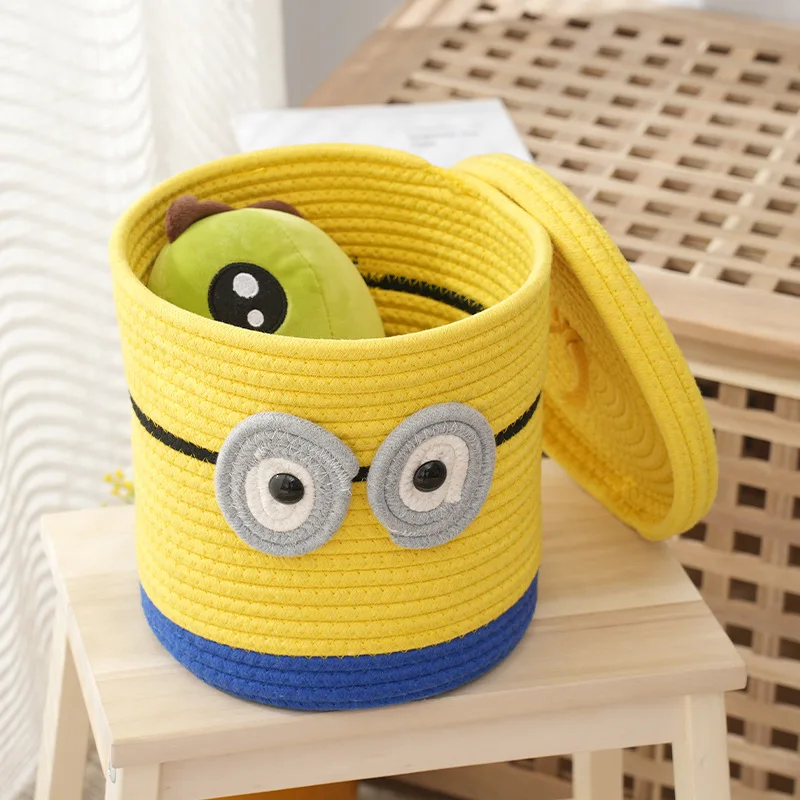 Корзина для хранения в гостиную Happy Minions корзина мелочей детская настольная белья тканая с крышками