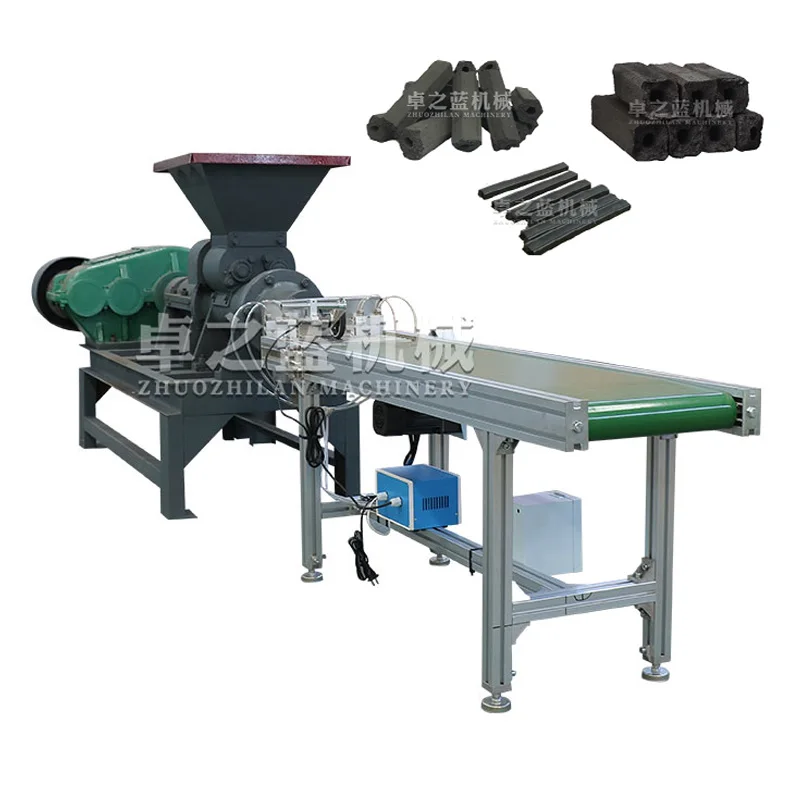 Cheapest multifunctional Briquette Making Machine Coal Dust Briquette Extruding Machine for BBQ Shisha Charcoal extrude machine