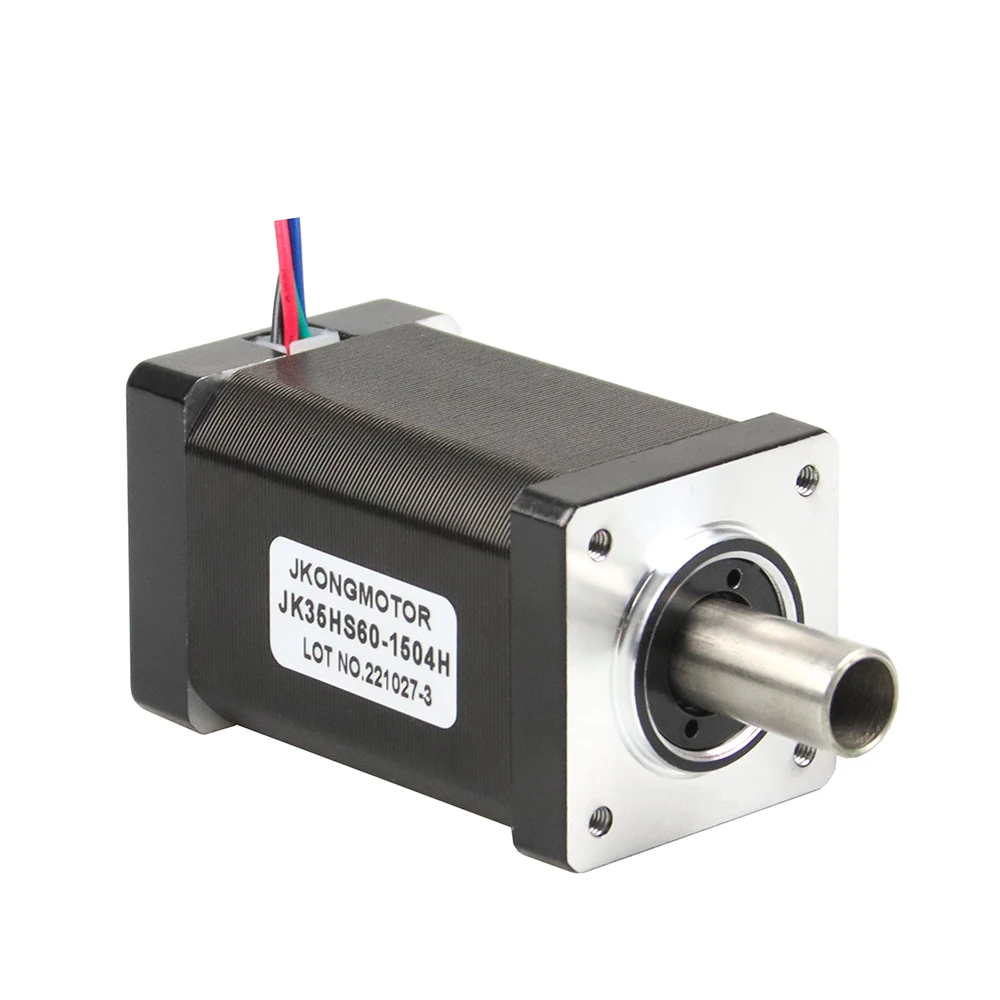 Jkongmotor 1.8degree 2phase stepping motor Double Shaft Dual Shaft Hollow Shaft Stepper Motor Nema 8 11 17 23 34 Stepper Motor
