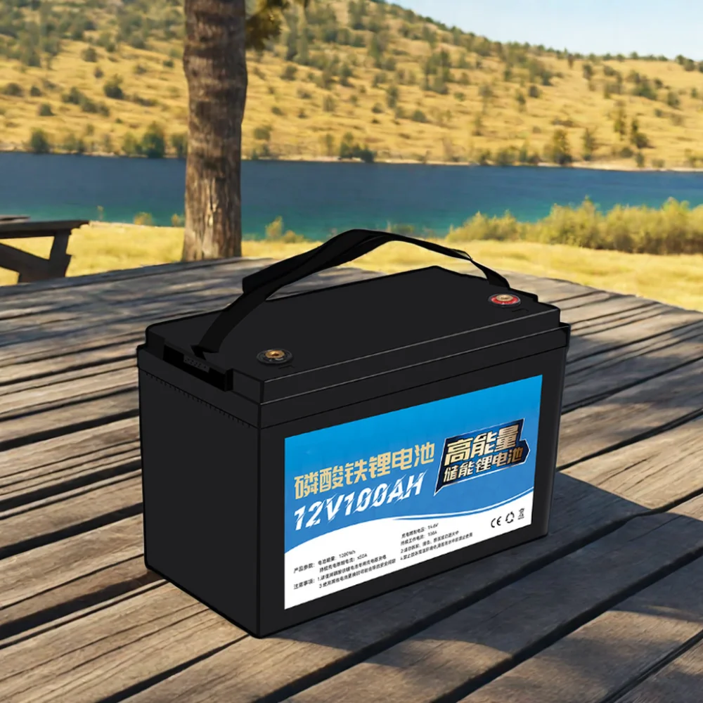 Hot Sale 12.8V Black ABS+PC Lifepo4 Cylindrical Cell Li-Ion Lithium Portable Power Stations