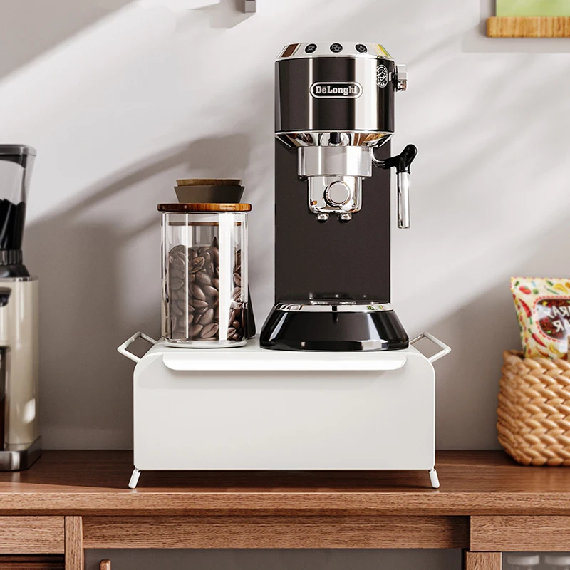 New 2 tier desktop dolce gusto holder Stackable metal coffee capsule slidng drawer nespresso pod cup mug storage box dust proof