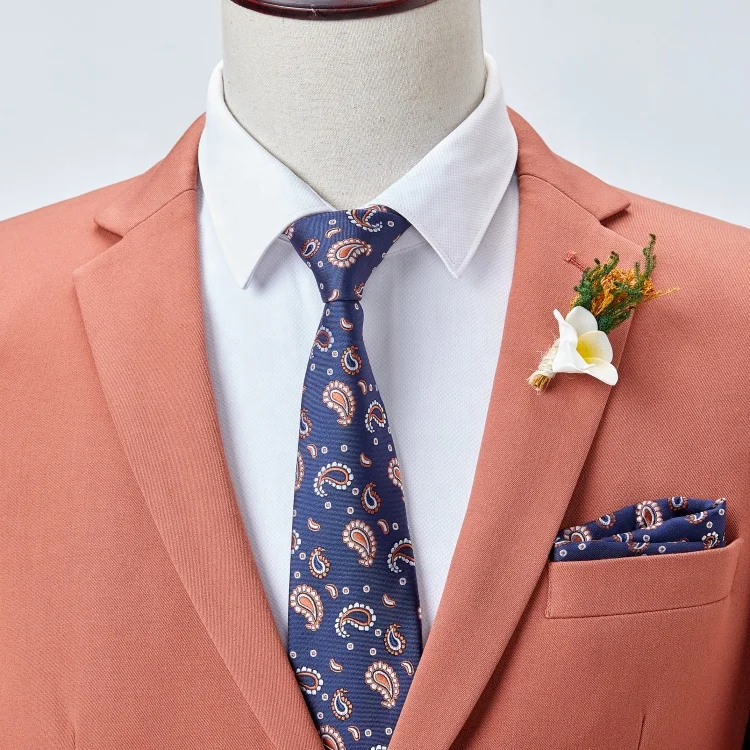 Popular wedding suit notched lapel single breasted slim fit suit for man