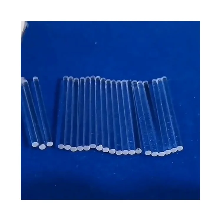 wholesale Manufacturers transparent high purity silica capillary fused quartz rod