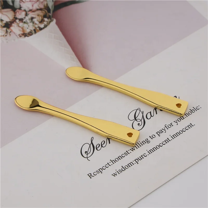 Custom Logo Mini Facial Mask Spatula Beauty Eye Cream Mixing Tool Cosmetic Spoon