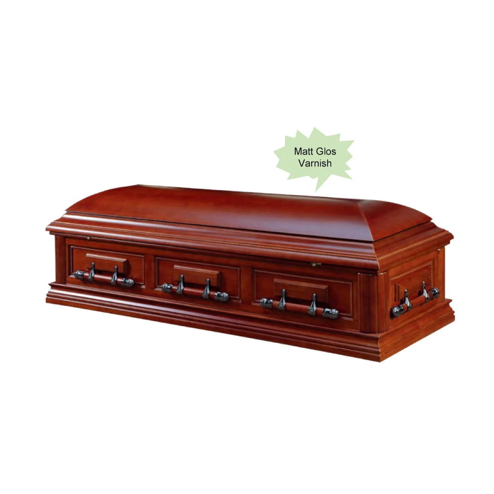 Bare Funebri Italian Style Solid Wood Paulownia Coffin