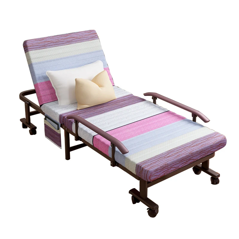 Folding Queen Size Bed Metal Frame Wall Adjustable Sofa Bed Transformer Furniture with Storage Feature