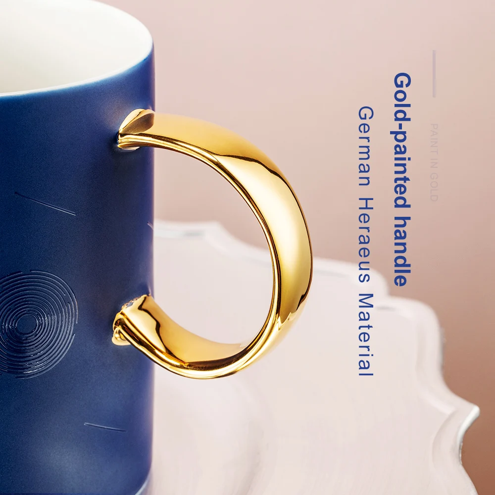 Private Label Creativity Gifts 12 Constellations Milk Cup Horoscope Ceramic Coffee Mug Packaging Boxes with Spoon Lid