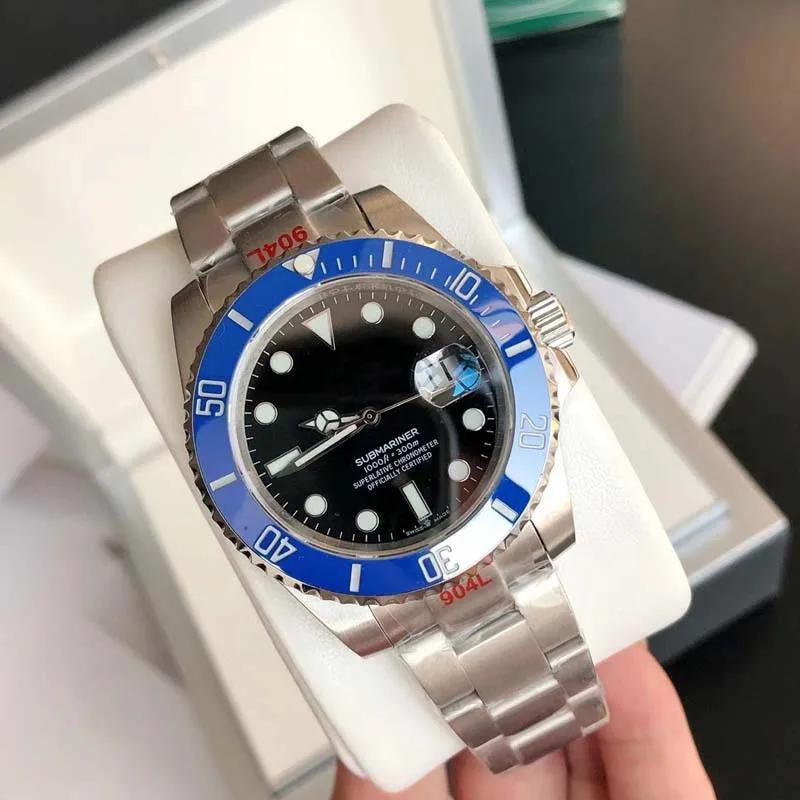 Luxury 3A High Quality Mechanical Watch Stainless Steel Luminous Waterproof Wrist Automatic Dive Diver Watch For Men Diales