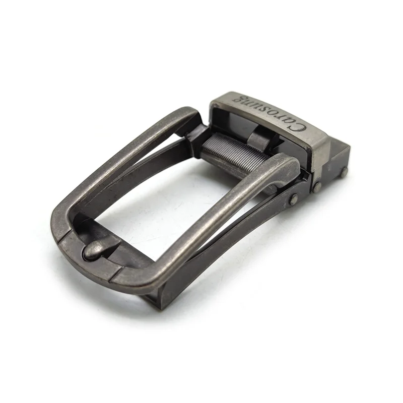 Factory Wholesale Luxury Brand Belt Buckles Silver Metal Buckle Logo Custom Rectangle Solid Clips Square Metal buckles