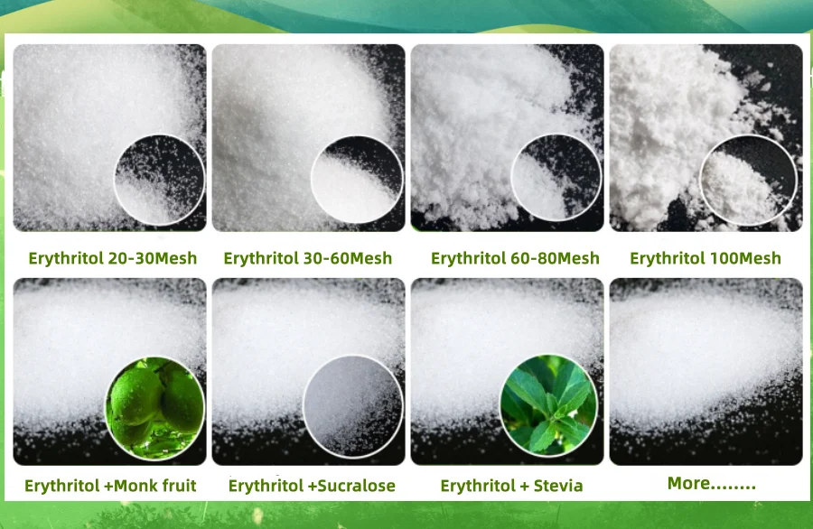 Great-Tasting Sugar Replacement erythritol sweetener wholesale erythritol powder granules