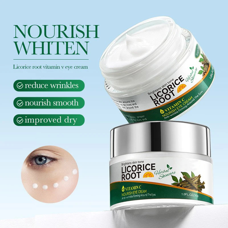 Licorice Root Cream Eye Care Remove Dark CIRCLES UNDER EYE CREAM Repair Anti-wrinkle Eye cream