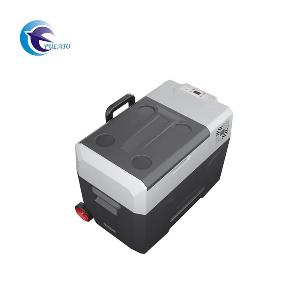 Lotocool LT-40A DC 12V 40L автомобильный холодильник с колесами и usb-порта для зарядки солнечных батарей морозильник для кемпинга