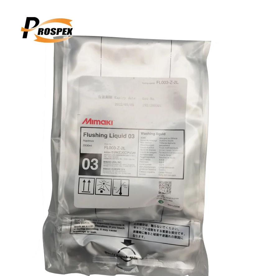 2000ml Original Mimaki FL003-Z-2L washing liquid For Mimaki TS300P-1800 Printers Flushing Liquid 03