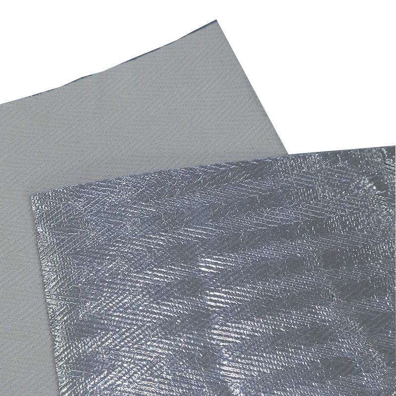 aluminized fabric silica fabric with aluminum foil aluminum foil woven fabric