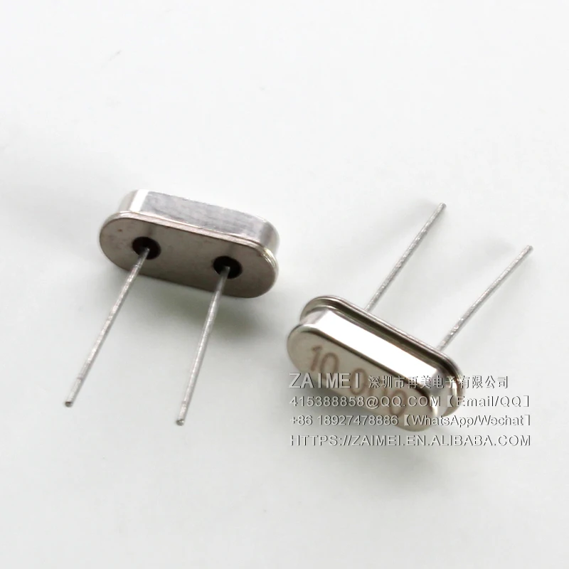  (1 упаковка = 10 шт.) HC-49S пассивный rfid метки с украшением в виде кристаллов МГц Встроенный 2 Pin 10M