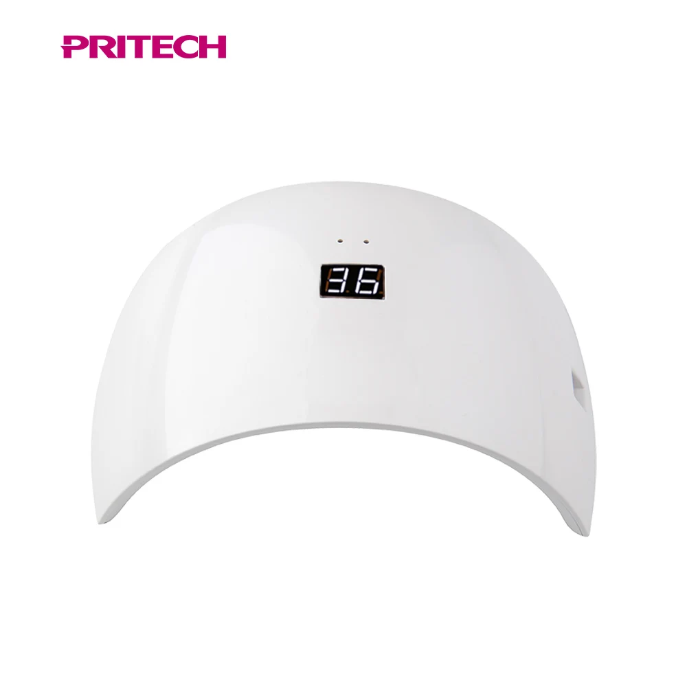 PRITECH Professional Double Light Source Rechargeable UV LED Nail Lamp