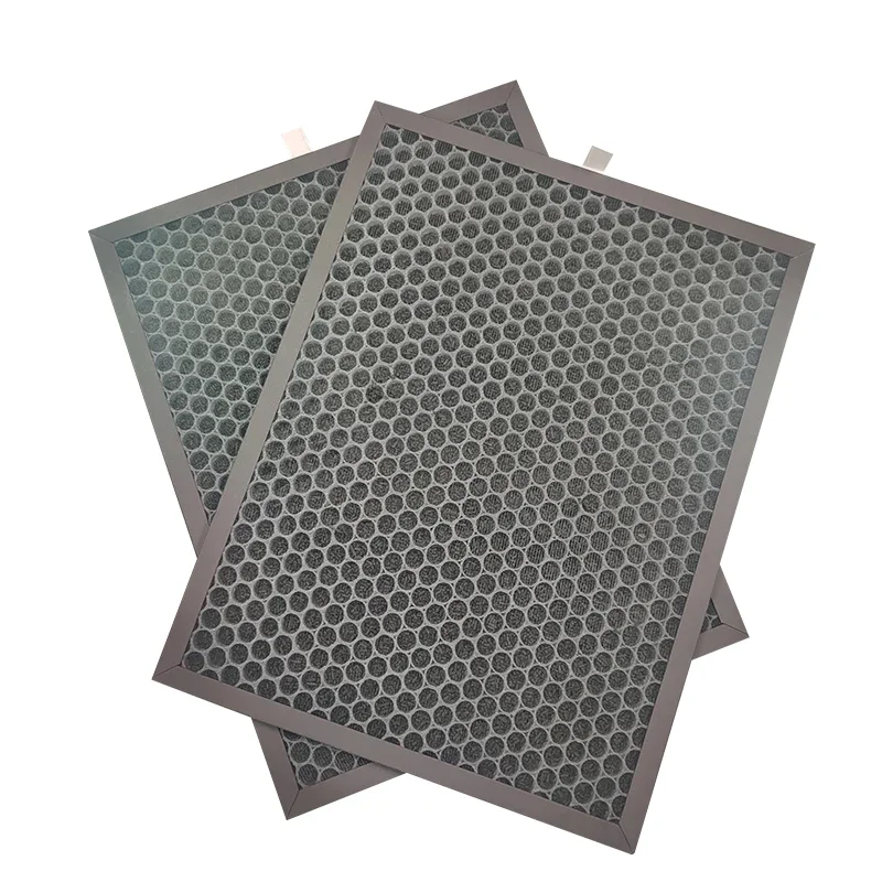 Customized Cardboard Aluminum Frame Cheap Price Good Quality Active Honeycomb Carbon Filter