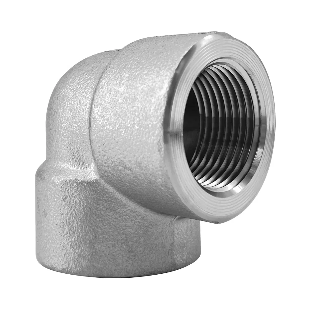 Forged Socket Pipe Fittings stainless steel elbow Tee Cross Cap Weldolet Thredolet Hex Head Plug
