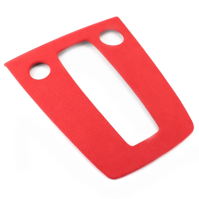 Ushilife Alcantara car interior car central control panel cover console with cup holder cover for Audi A3 decoration