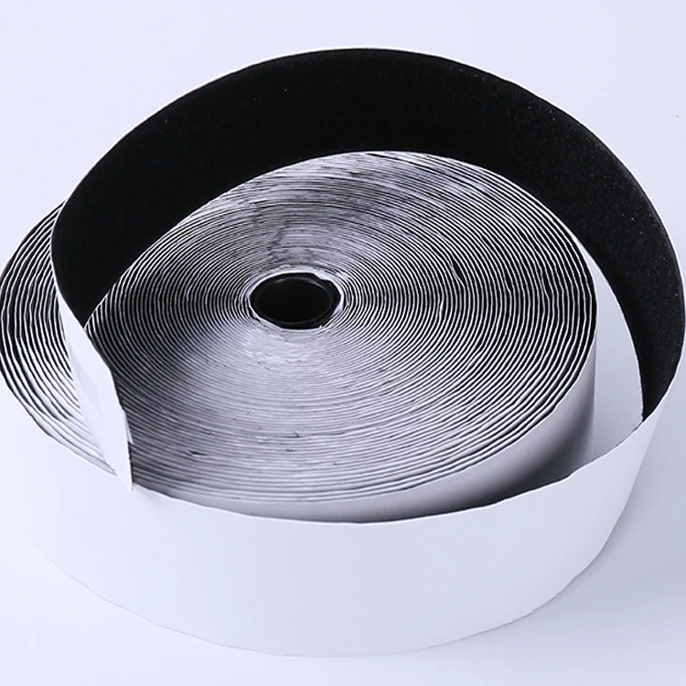 High Quality 100% Nylon Self Adhesive Hook and Loop Sticky Back Tape Fabric Fastener Tape Adhesive Glue Hook Loop for Clothes