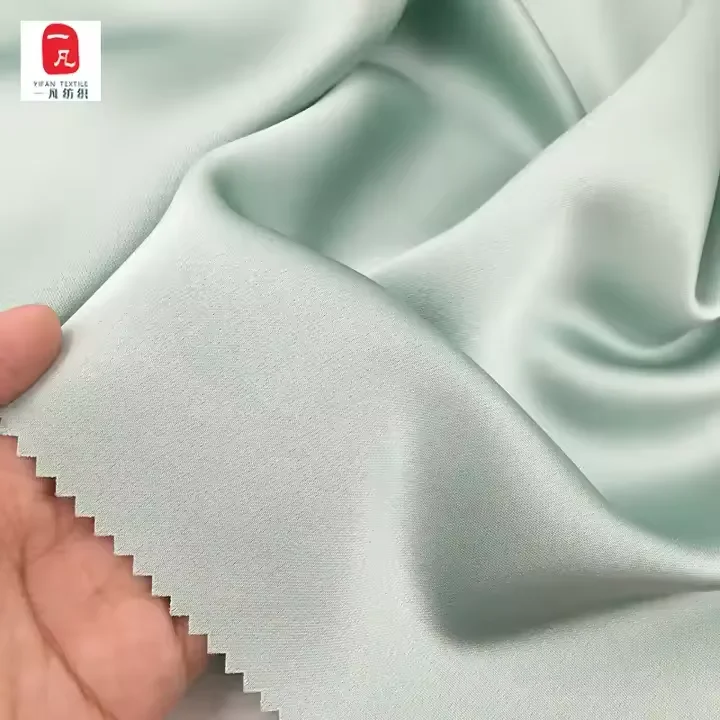 75D*150D lightweight Paryeo Polyester Satin Fabric for Girls Lining and Garments