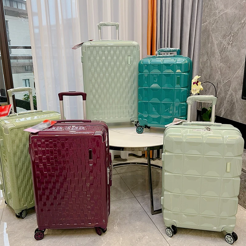 High Quality Customized 100% PP Hard shell Trolley Luggage Bag Wholesale Suitcase for Travel Bag Luggage Sets