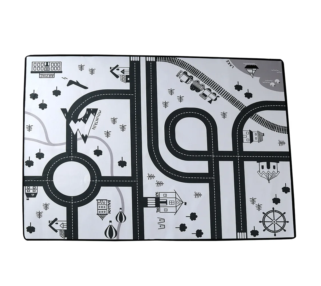 Лидер продаж, недорогие дорожные коврики HEBEIER большого размера, детские игровые коврики для ползания, Нескользящие коврики, Детский ковер