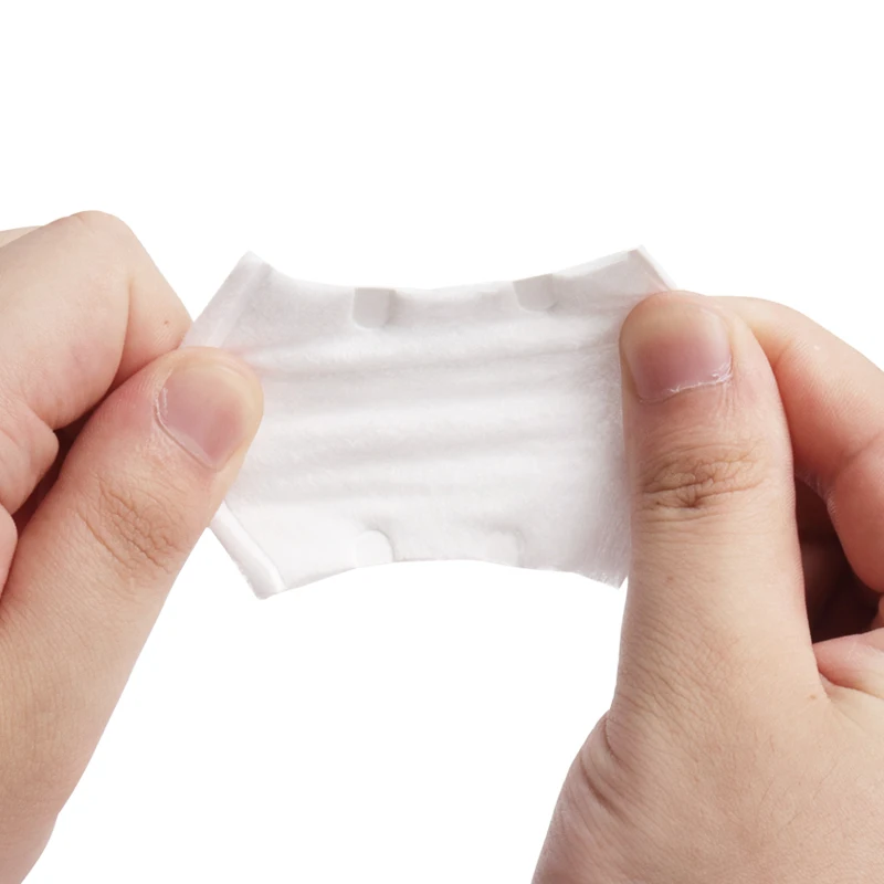 222 Pcs Disposable Double-Sided 3 Layer Ultra-thin Facial Cleansing Paper Cotton Pads Soft Makeup Remover Pads