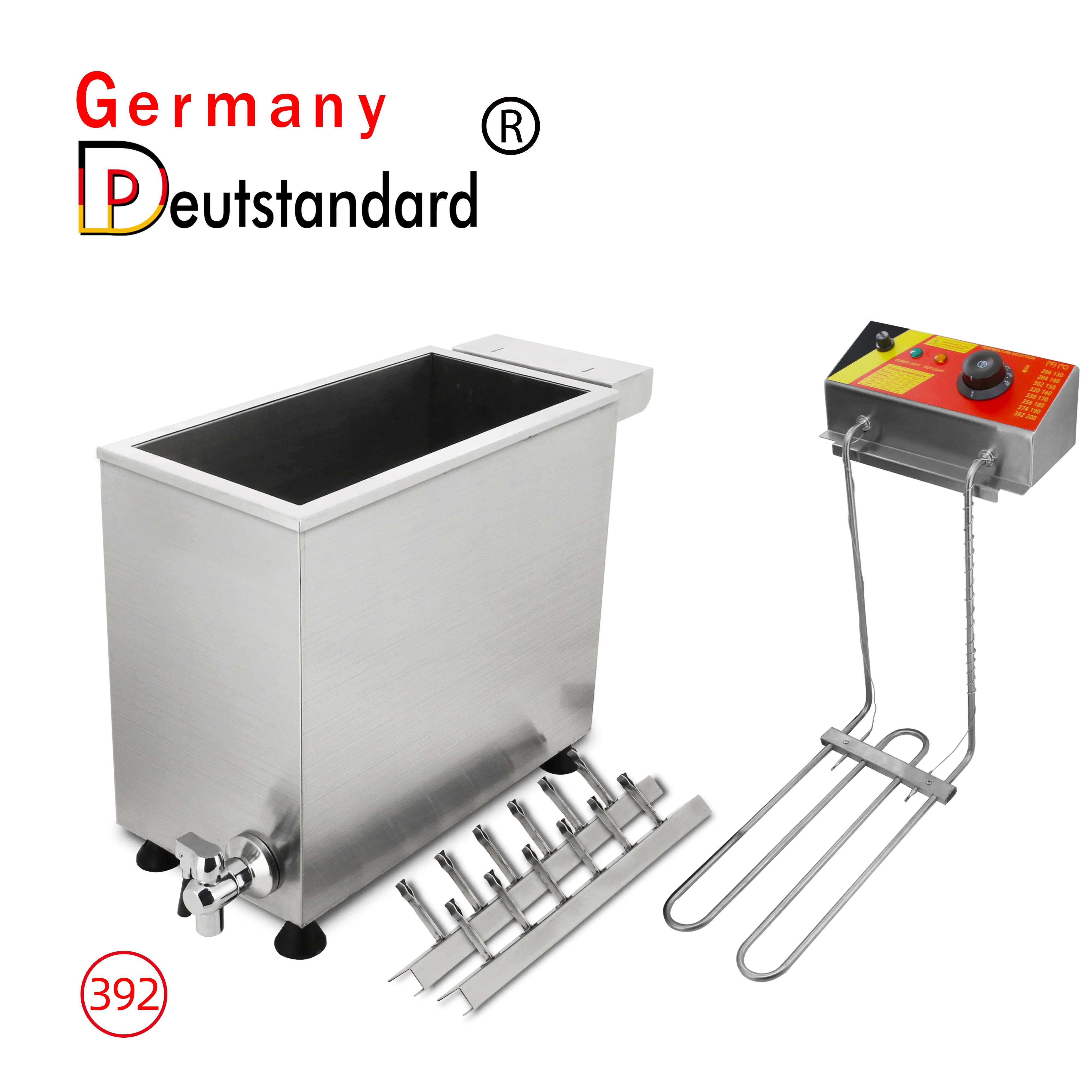 Korean Hot Dog Machine Corn Dog Deep Fryer Machine  Stainless Steel Snack machine with CE