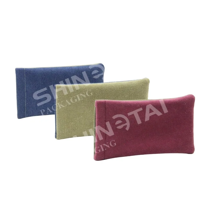 Складной футляр для очков ручной работы модный тканевый чехол солнцезащитных с простым зажимом