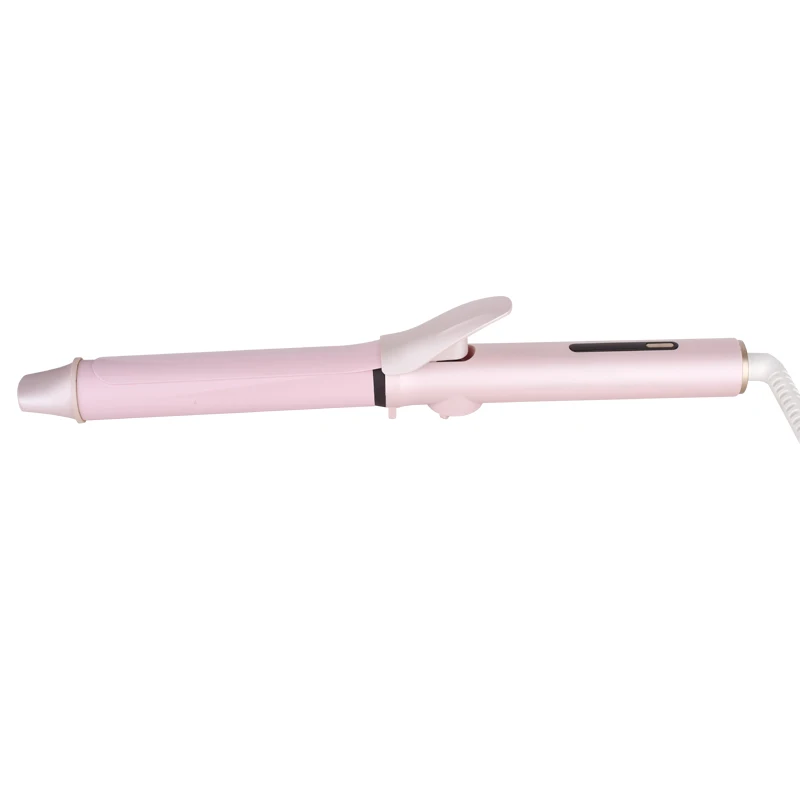 new design curling iron curling tong with LED display and clamp force tuning knob