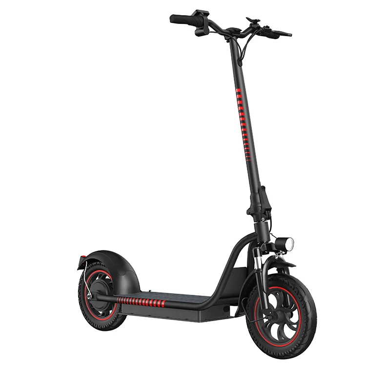 American Stock F12 Fast Delivery Powerful Motor 48 Volt 500W Motor E-scooter 35 Kmh Dual Suspension Electric Scooter