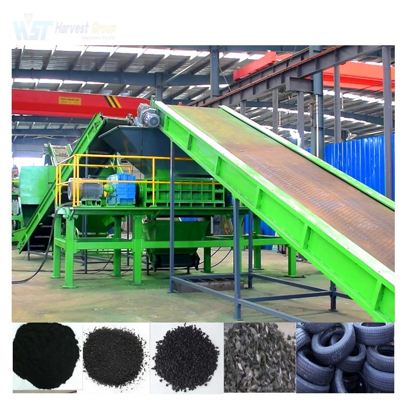 Top quality CE certification rubber grinding machine scrap tire recycling machine to make rubber powder price