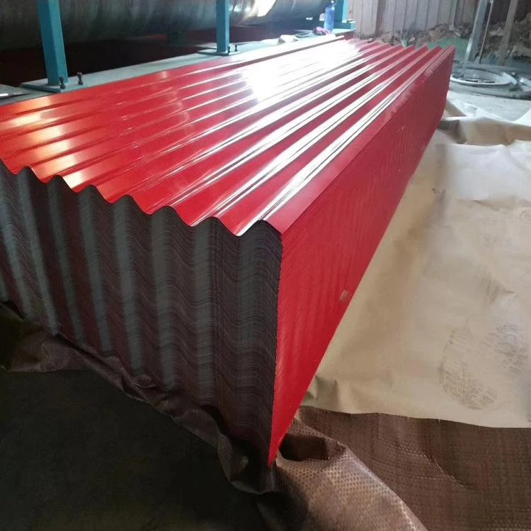 Building Material Color Coated Galvanized Corrugated Metal Roofing Sheet