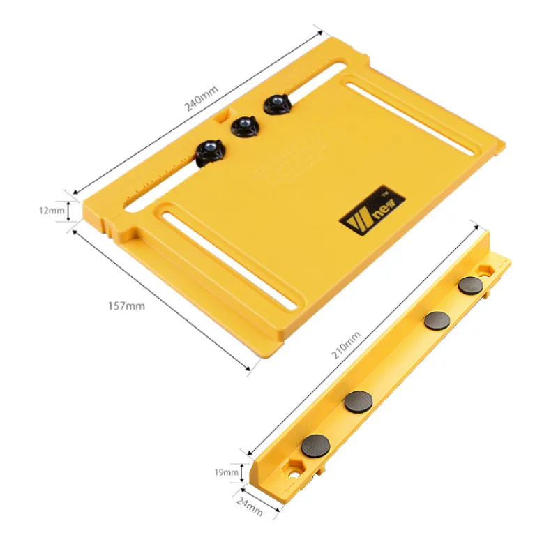 Handle hole locator door Knob and Pull Installation Jig and Shelf Pin Jig woodworking tools