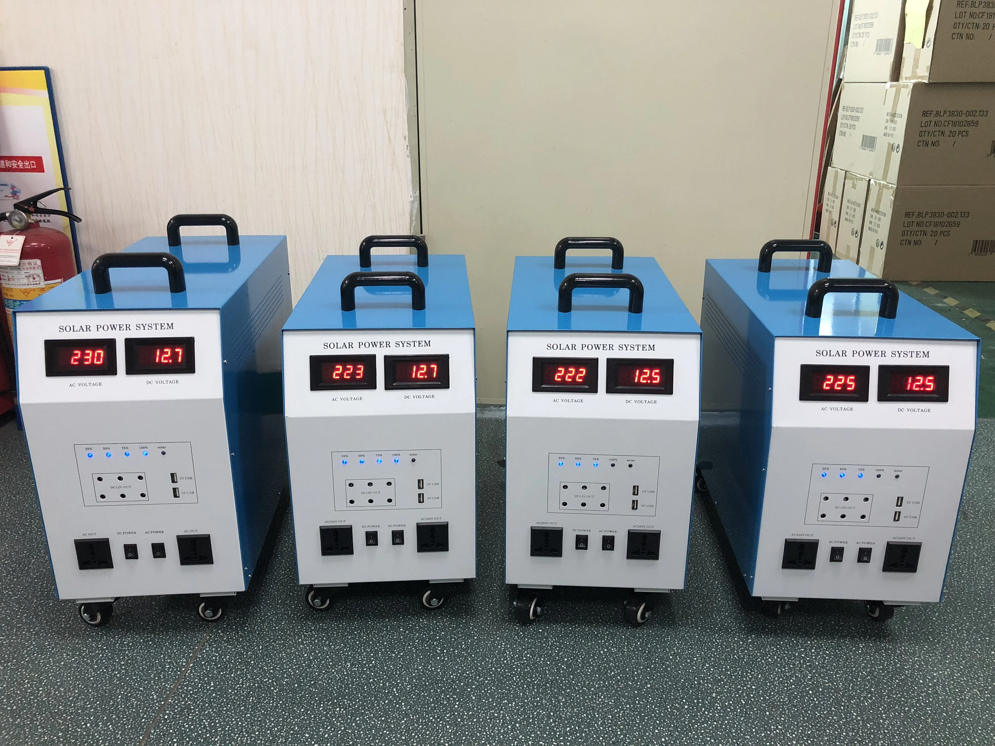 
factory price Solar Generator Portable with dc led tv home application 