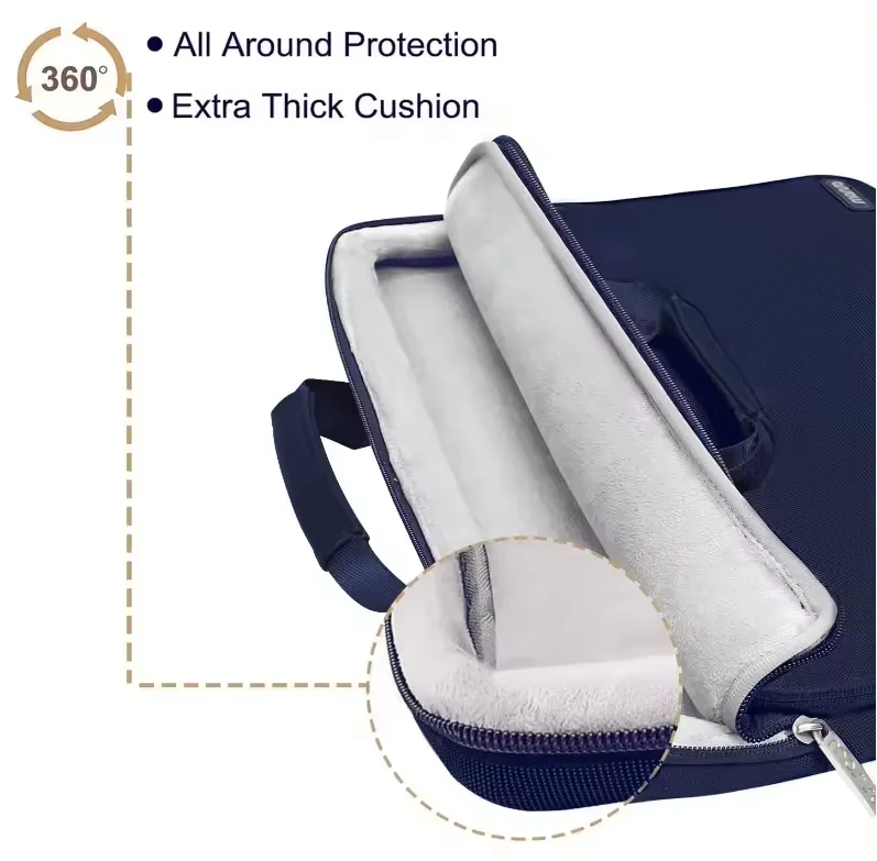 Durable Computer Carrying Bag Protective Case Briefcase Handbag Laptop Sleeve Laptop Shoulder Bag