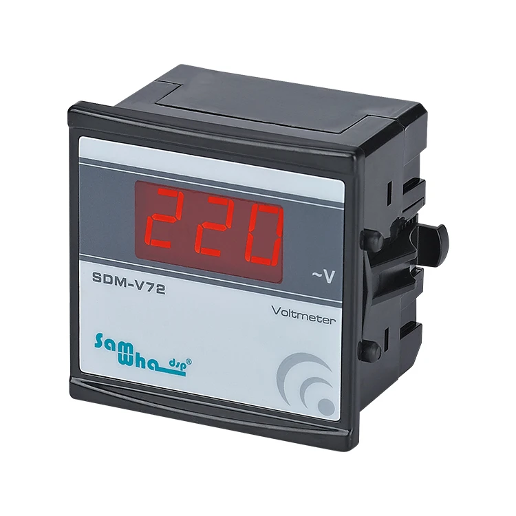 50/60Hz Single Phase 72*72 Ac Dc Voltage Panel Meter Digital
