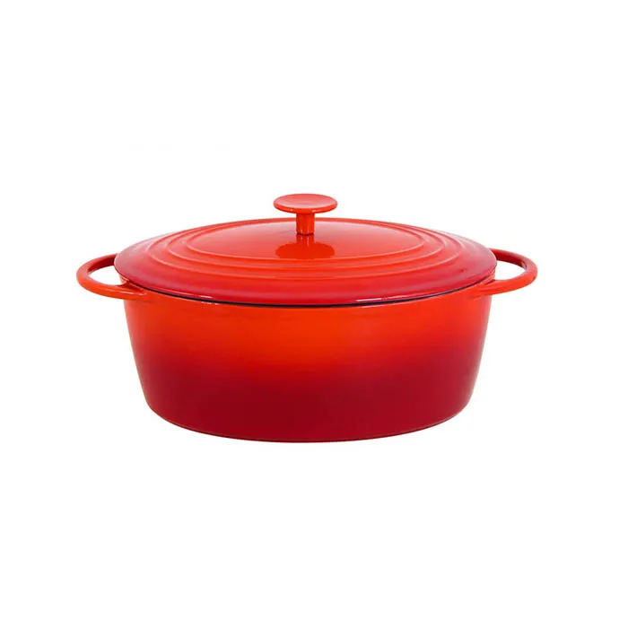 В наличии Быстрая доставка 30% легкий вес эмалированный чугунный круглый горшок для тушения