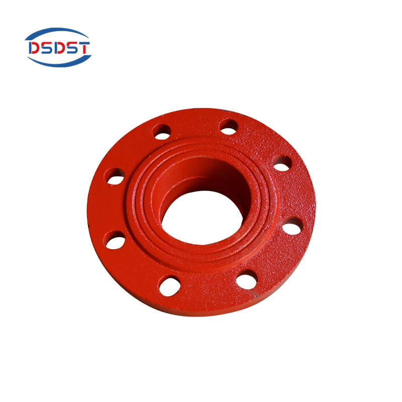 Grooved Rigid Coupling China Ductile Iron Grooved Pipe Fittings Casting Iron Flexible Coupling Rigid Grooved Coupling