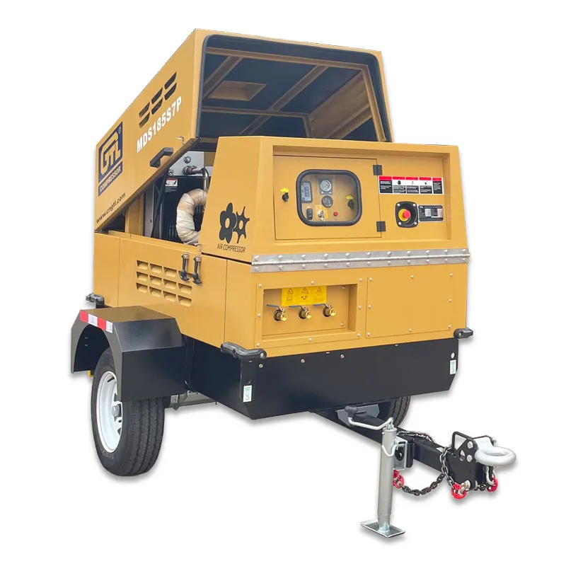 GTL POWER 185cfm 5.2m 3/min 7bar мобильный винтовой воздушный компрессор MDS185S7P