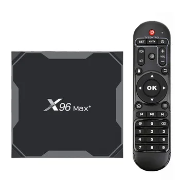 Smart 4k 8K  android set top Box internet wifi tv box android 9.0 2gb 16gb amlogic s905x3 X96max + iptv box
