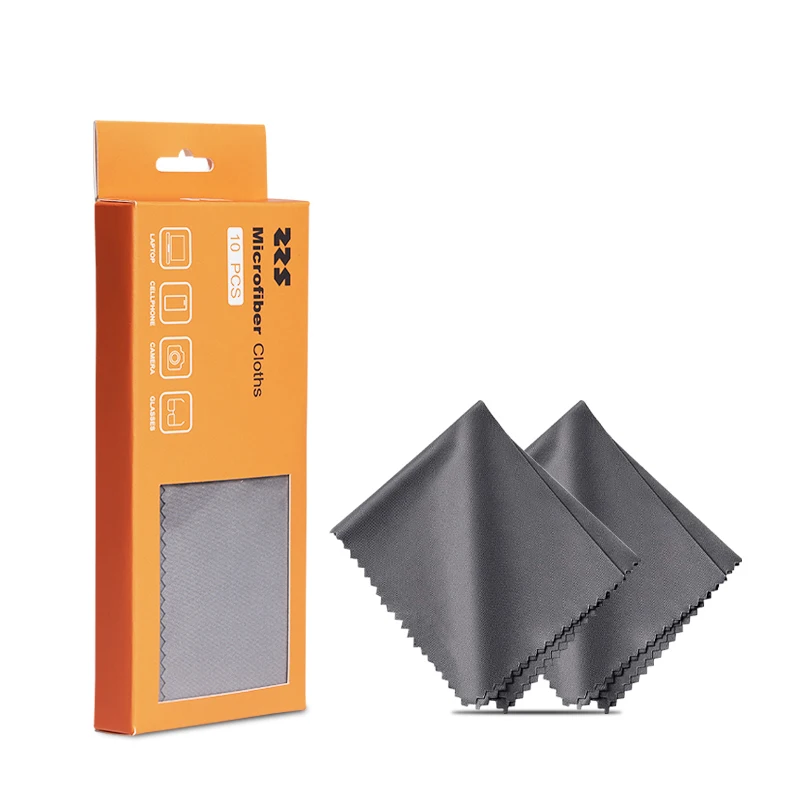 Individual Pack Custom Print Logo Dust Free Sunglasses Screen Super Microfiber Glasses Phone Cleaning Cloth