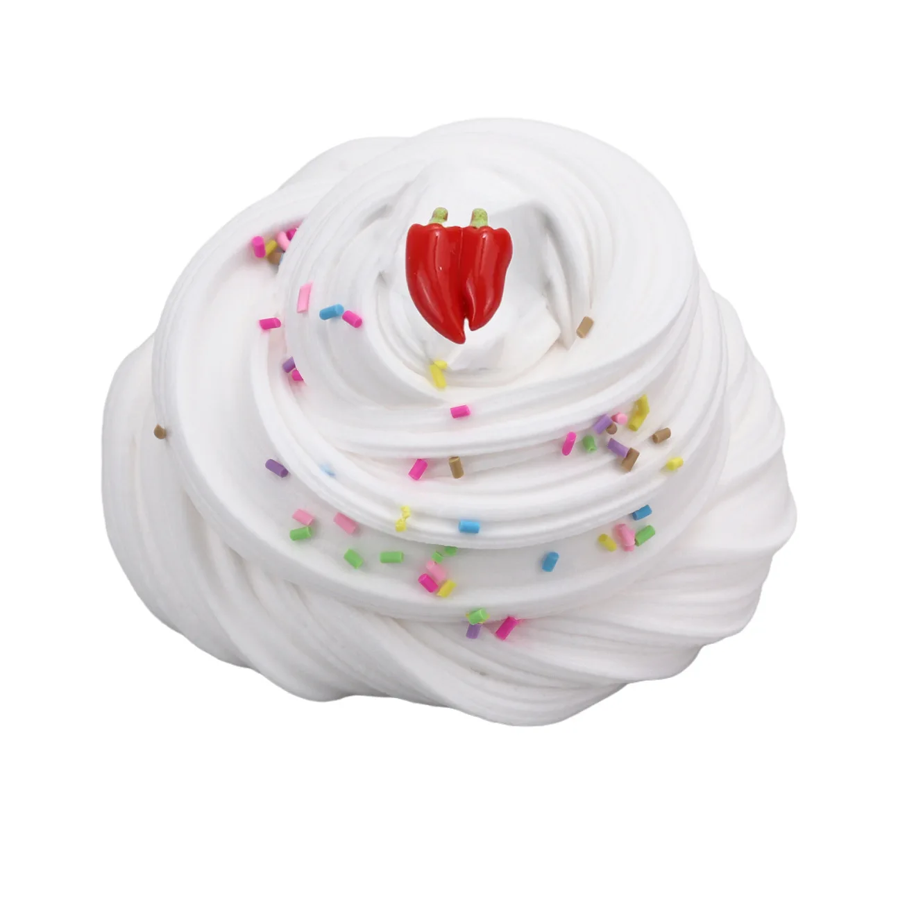 White Soft Clay for Slime Supplies - Modeling Air Dry Clay Art Supplier Fluffy Butter Slime for Kids For Slime Mixing