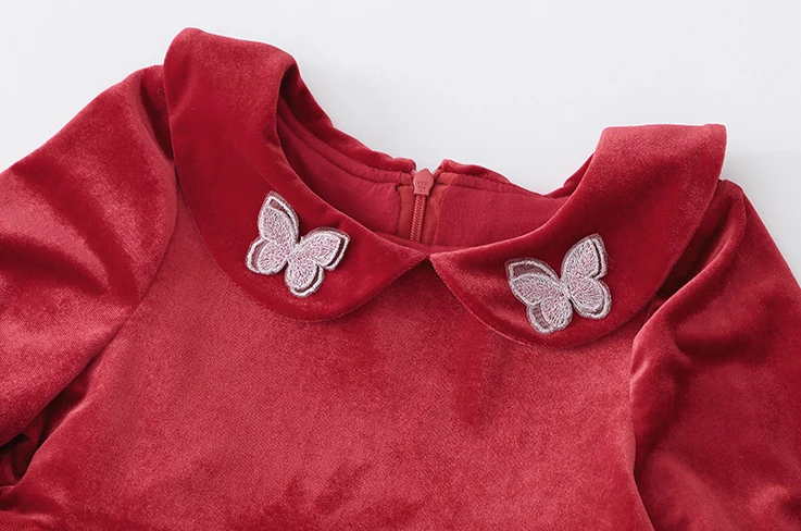 
Manufacturer New Fashion Style Beautiful Fancy Christmas Party Baby Girl Dresses Winter 