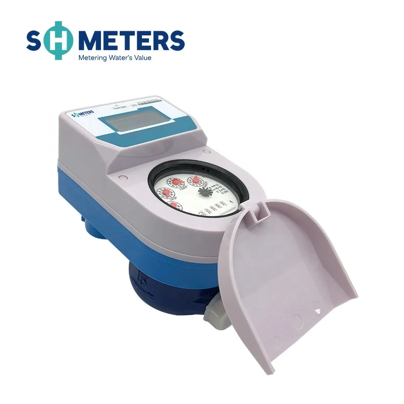 3/4 diameter water meter Brass interface IC Card Prepaid Water Meter for apartment